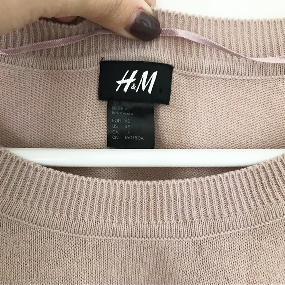 Pale pink flowy sweater - Picture 3 of 3